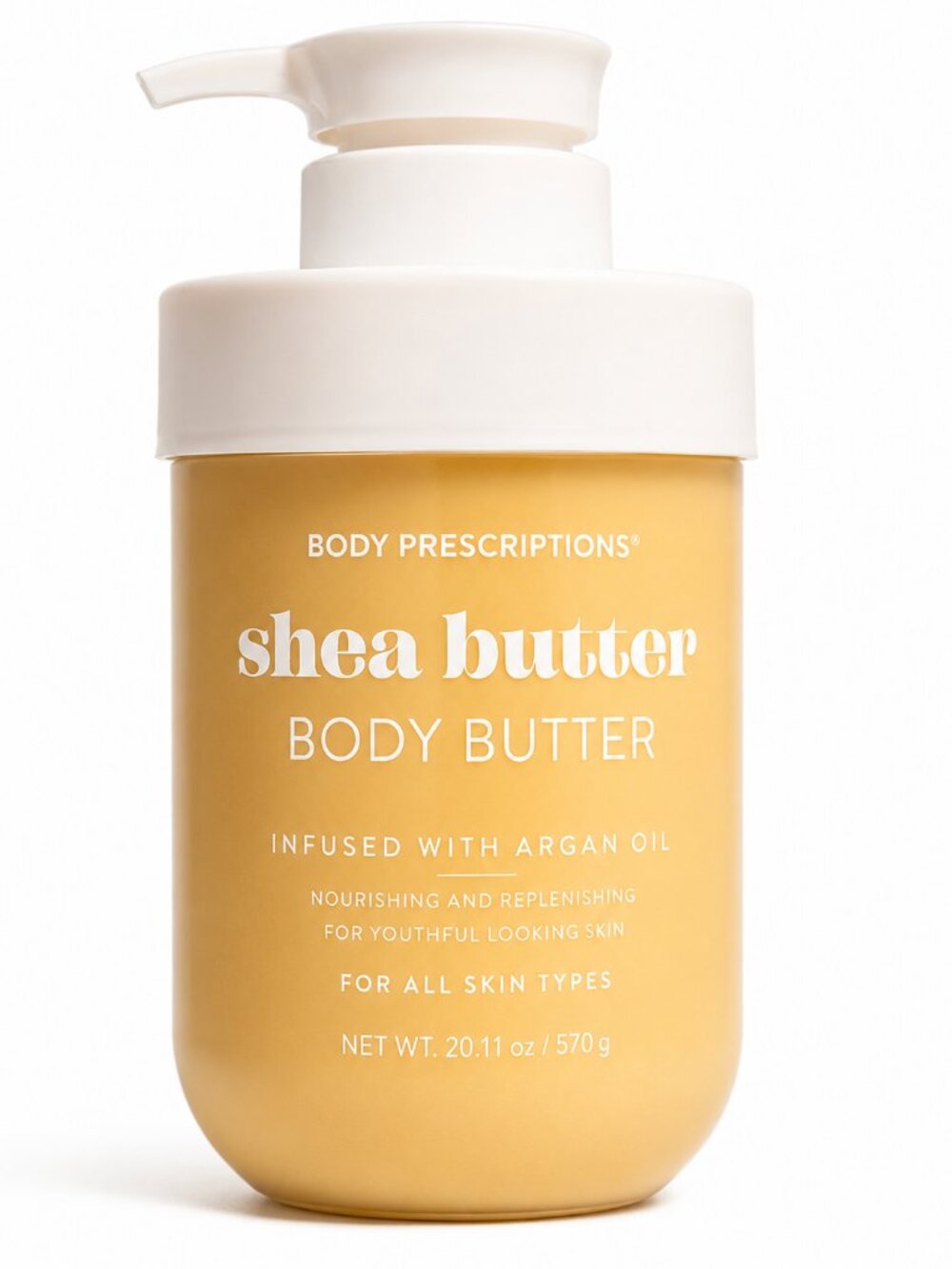 Body Prescriptions Shea Butter Body Butter with Argan Oil Moisturizer 20.11 oz